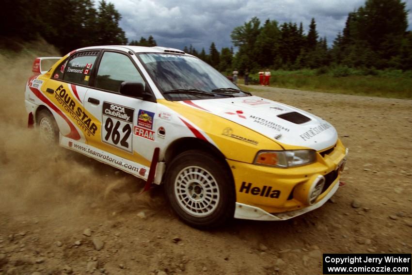 Keith Townsend / Ian McEwen Mitsubishi Lancer Evo IV on SS7, Parmachenee Long.