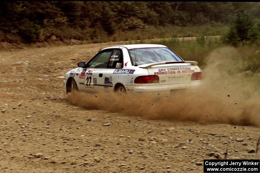 Greg Healey / John MacLeod Subaru Impreza on SS7, Parmachenee Long.