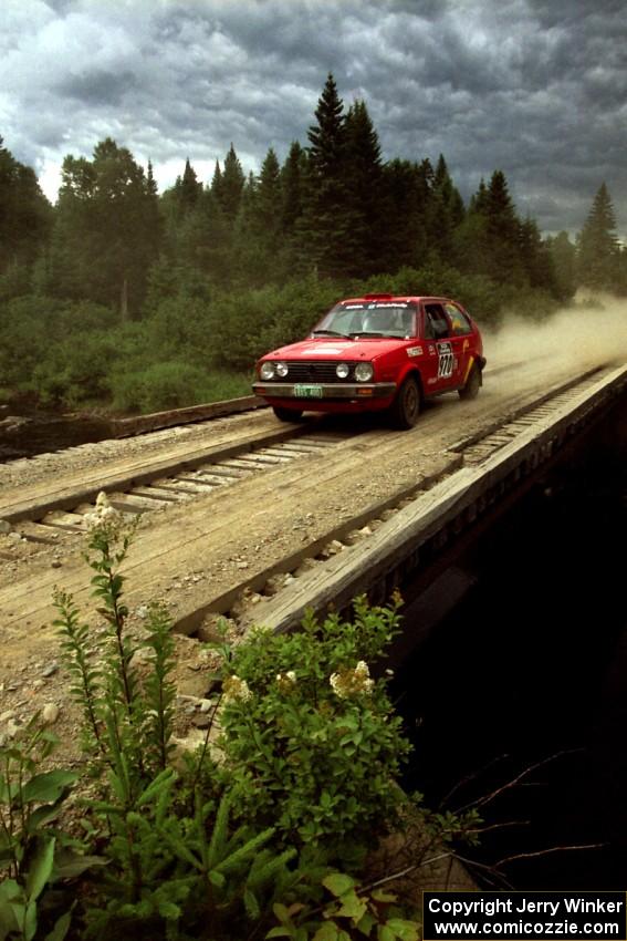 John Rahill / Vlad Hladky VW GTI on SS7, Parmachenee Long.