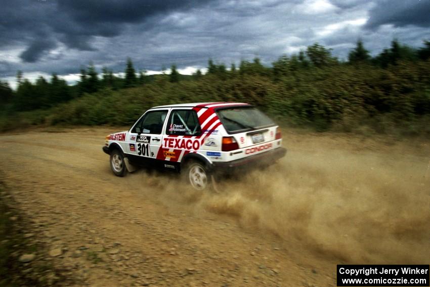 Tony Chavez / Doug Robinson VW GTI on SS7, Parmachenee Long.