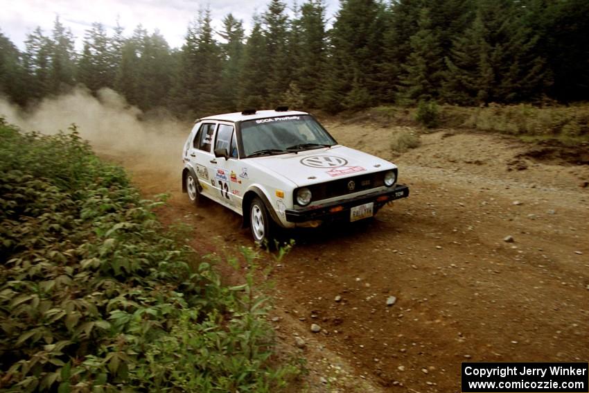 Jon Hamilton / Ken Sabo VW Rabbit on SS7, Parmachenee Long.