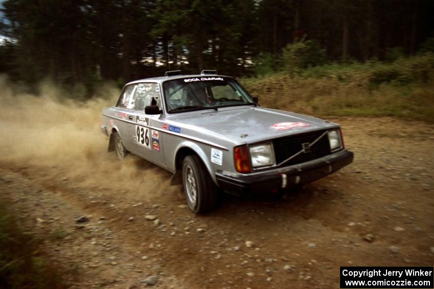 Don Paulsen / Charles Paulsen Volvo 240GT on SS7, Parmachenee Long.