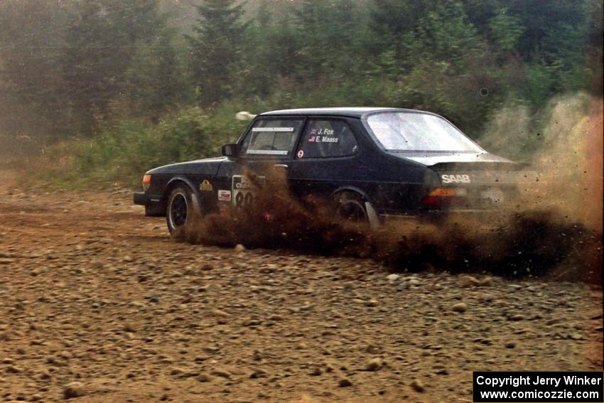 James Fox / Ethan Maass SAAB 900 on SS7, Parmachenee Long.