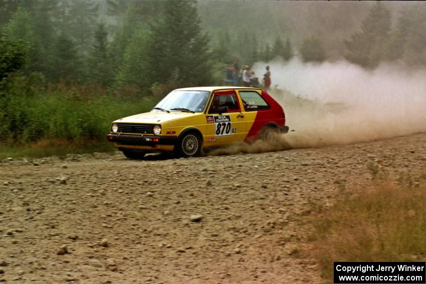 Josh Scott / Cal Landau VW GTI on SS7, Parmachenee Long.