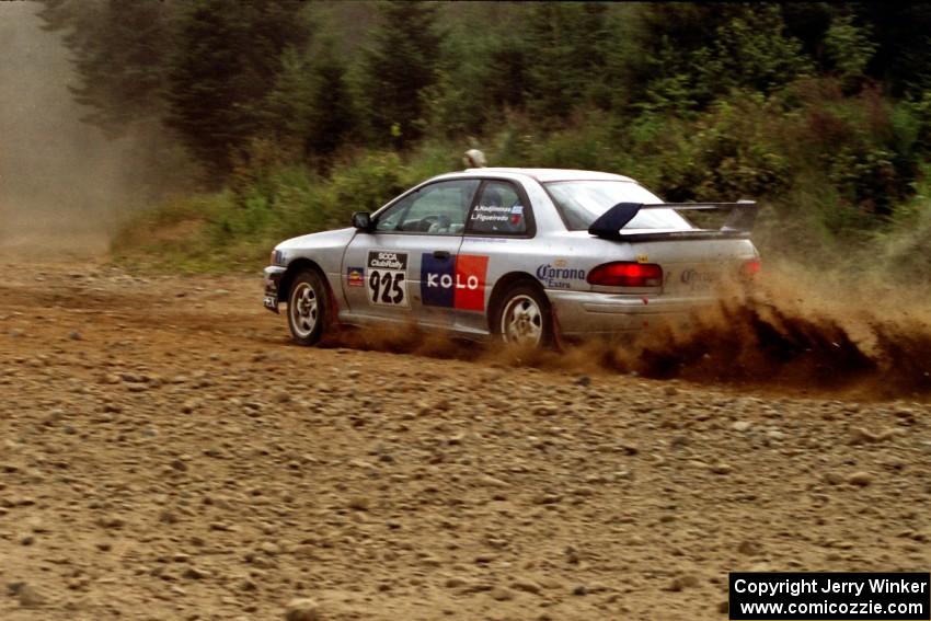 Andrew Hadjiminas / Luis Figueiredo Subaru Impreza on SS7, Parmachenee Long.