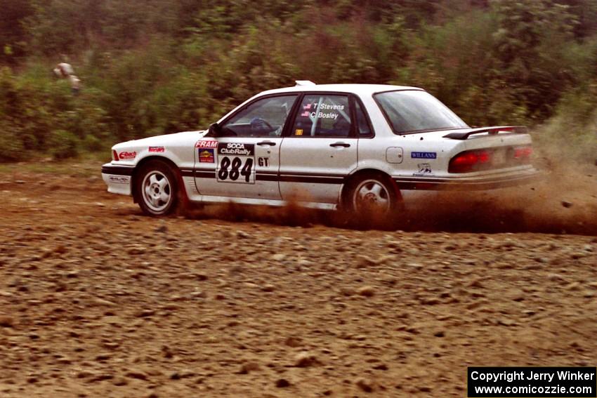 Tim Stevens / Caroline Bosley Misubishi Galant VR-4 on SS7, Parmachenee Long.