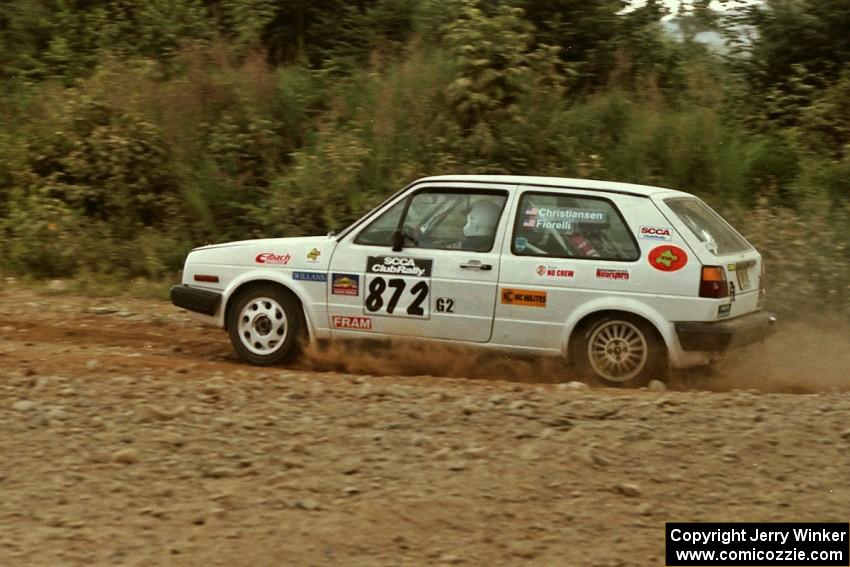 Erik Christiansen / Eddie Fiorelli VW Golf on SS7, Parmachenee Long.