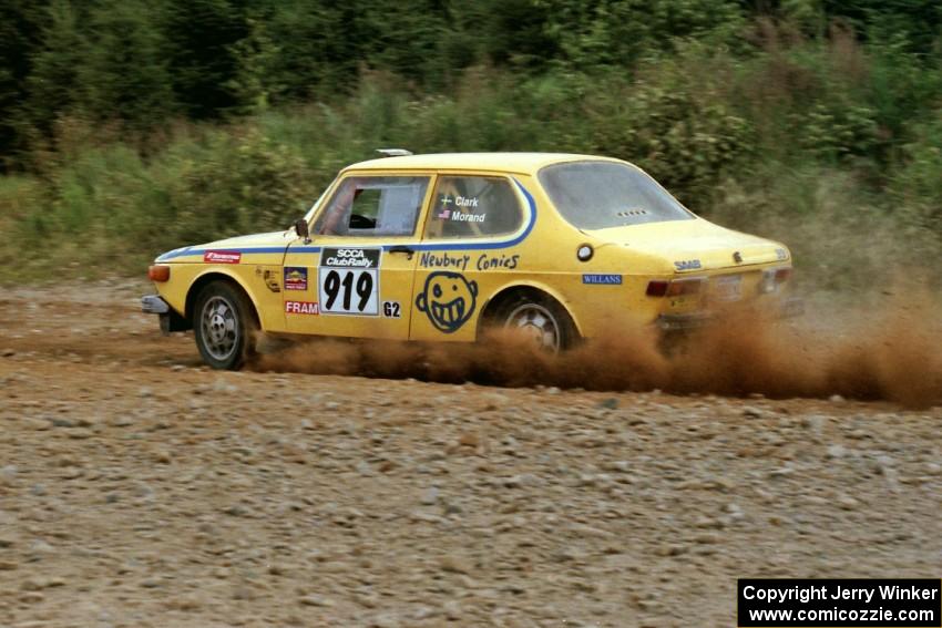 Geoff Clark / Chris Morand SAAB 99 on SS7, Parmachenee Long.