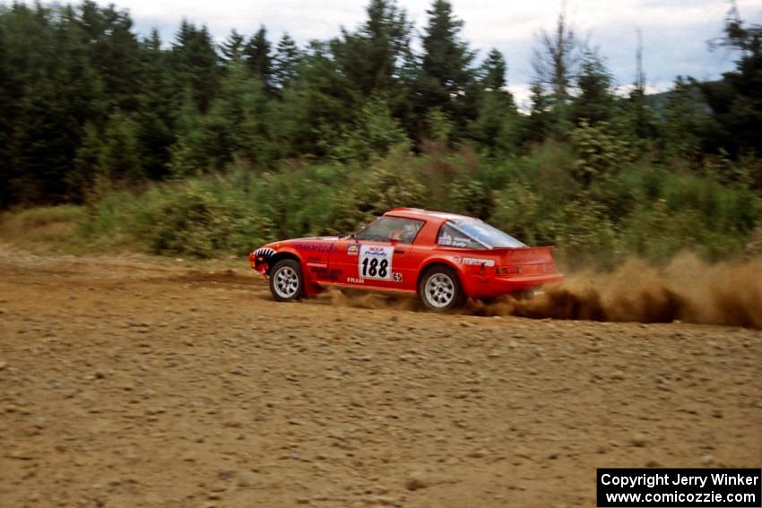 Andrew Havas / Melanie Kelly Mazda RX-7 on SS7, Parmachenee Long.