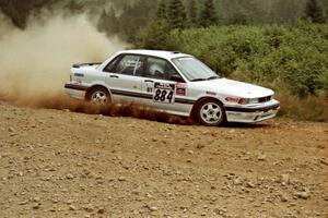 Tim Stevens / Caroline Bosley Misubishi Galant VR-4 on SS6, Parmachenee East.