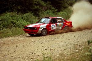 Sylvester Stepniewski / Adam Pelc Audi 4000 Quattro on SS7, Parmachenee Long.