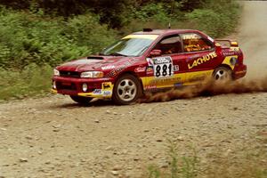 Pierre Bazinet / Dave Shindle Subaru Impreza 2.5RS on SS7, Parmachenee Long.