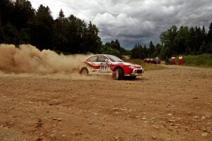 Noel Nash / Bernard Farrell Mitsubishi Lancer Evo IV on SS7, Parmachenee Long.