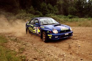 Karl Scheible / Brian Maxwell Subaru WRX STi on SS7, Parmachenee Long.