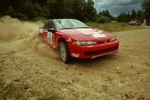 Mark Utecht / Brenda Lewis Mitsubishi Eclipse GSX on SS7, Parmachenee Long.