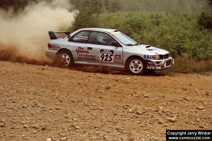 Andrew Hadjiminas / Luis Figueiredo Subaru Impreza on SS6, Parmachenee East.