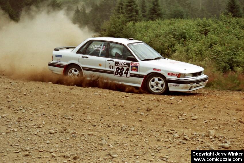 Tim Stevens / Caroline Bosley Misubishi Galant VR-4 on SS6, Parmachenee East.