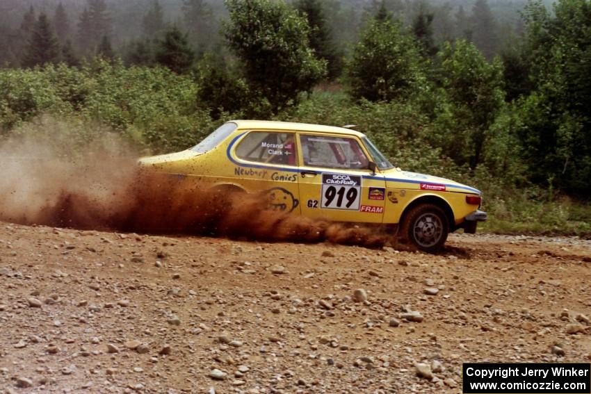 Geoff Clark / Chris Morand SAAB 99 on SS6, Parmachenee East.