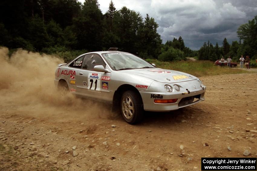 Bryan Hourt / Drew Ritchie Acura Integra GS-R on SS7, Parmachenee Long.