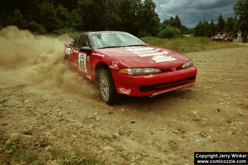 Mark Utecht / Brenda Lewis Mitsubishi Eclipse GSX on SS7, Parmachenee Long.