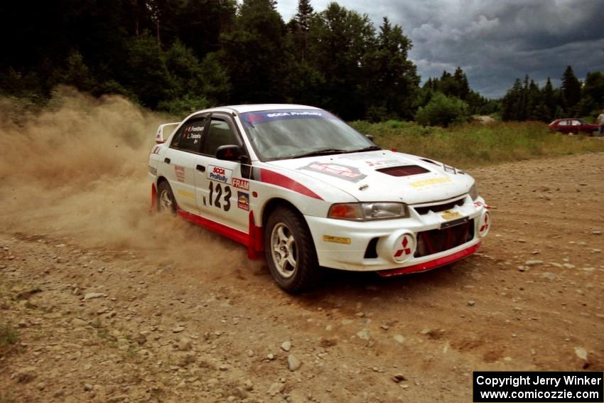 Vinnie Frontinan / Luis Teixeira Mitsubishi Lancer Evo IV on SS7, Parmachenee Long.