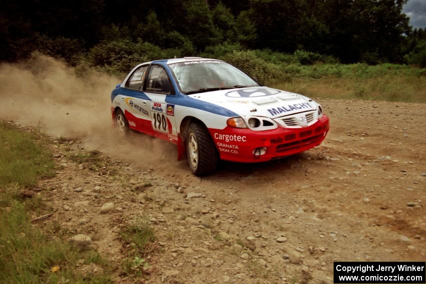 Malachy Crawford / Mark McAllister Hyundai Elantra on SS7, Parmachenee Long.