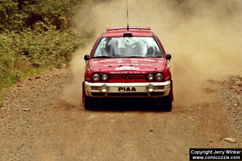 Chris Havas / Ben Bradley VW Golf on SS7, Parmachenee Long.