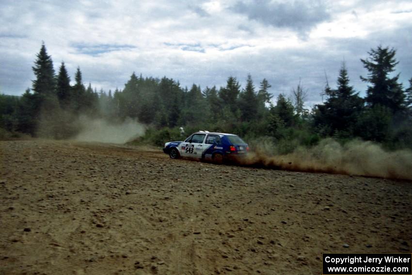 Chris Whiteman / Mike Paulin VW GTI on SS7, Parmachenee Long.