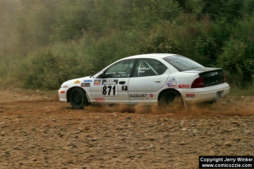 Nathan Koukkari / Troy Shaw Dodge Neon on SS7, Parmachenee Long.