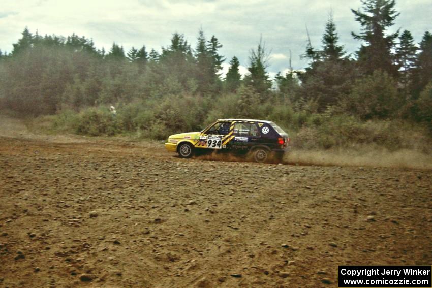 Ray Johansen / Brian Johnson VW Golf on SS7, Parmachenee Long.