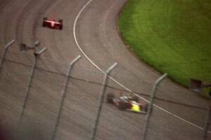 André Ribeiro's Lola T-96/00/Honda and Jimmy Vasser's Reynard 96i/Honda