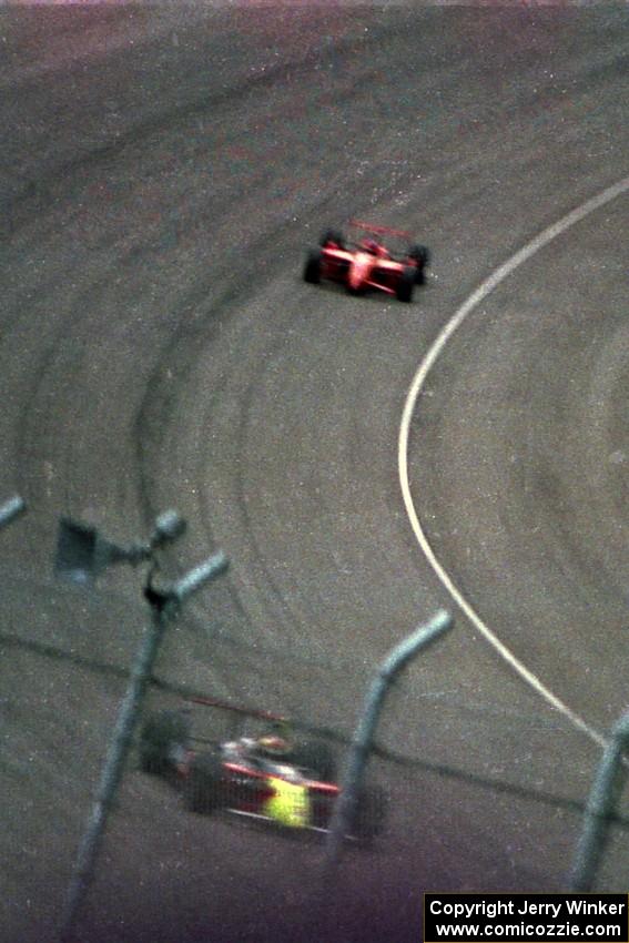 André Ribeiro's Lola T-96/00/Honda and Jimmy Vasser's Reynard 96i/Honda