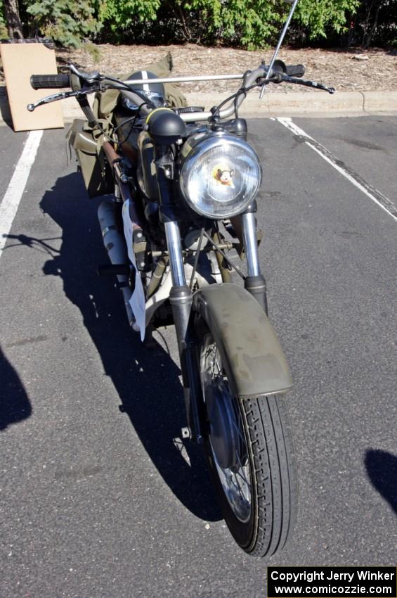 Old Italian motorcycle