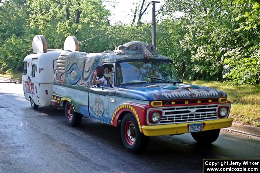 ArtCar 18 - Ford Pickup and camper