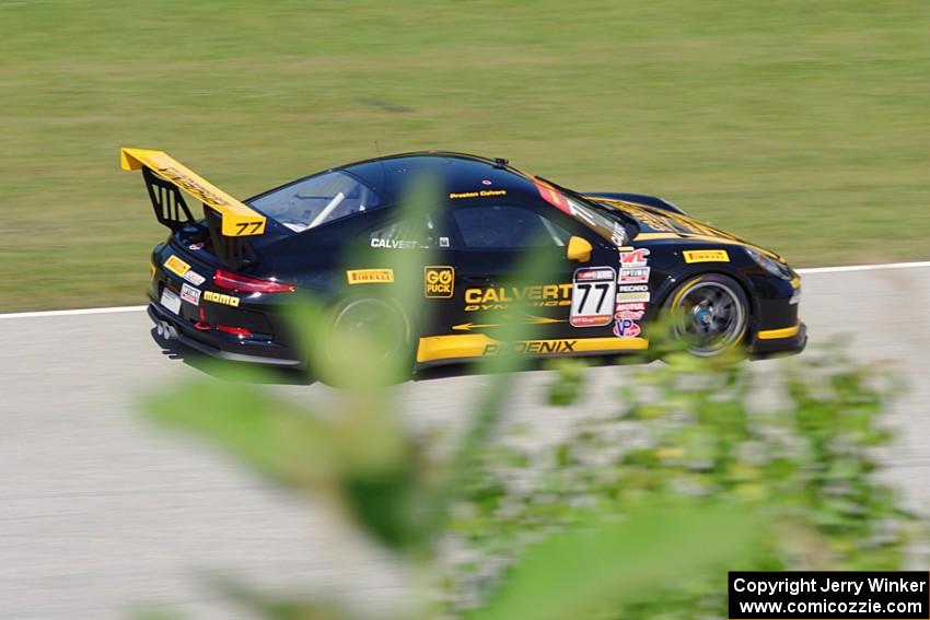 Preston Calvert's Porsche 911 GT3 Cup