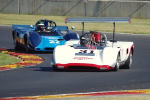 Michael Moss' Lola T-163 and John Boxhorn's Lola T-163