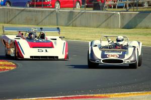 Tom Stephani's Genie Mk. 10 and Claude Malette's Lola T-222