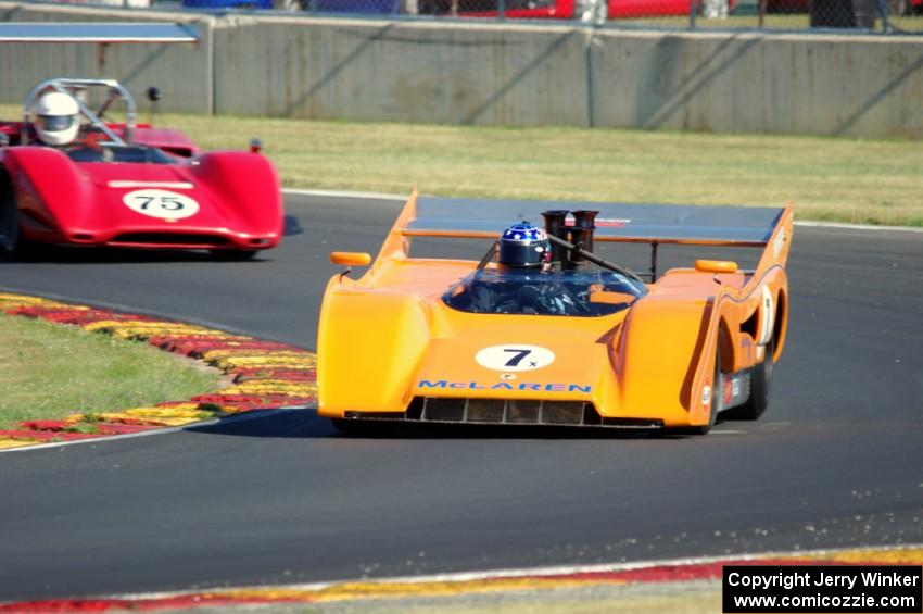 Bill Heifner's McLaren M8F and Brian Blain's Lola T-163