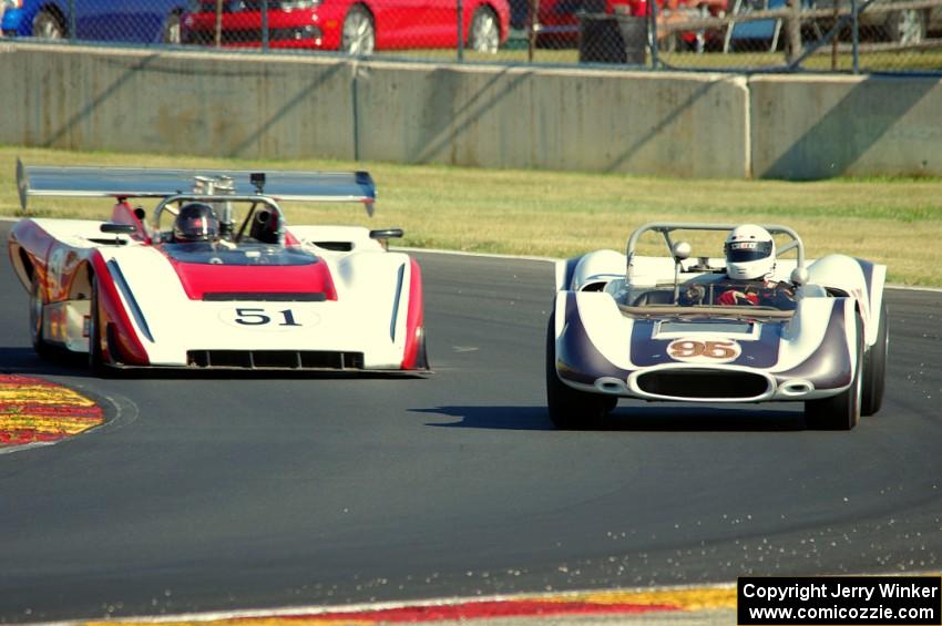 Tom Stephani's Genie Mk. 10 and Claude Malette's Lola T-222