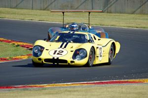 Gary Moore's Ford GT40 Mk. IV and Elliott Forbes-Robinson's Open Sports Ford