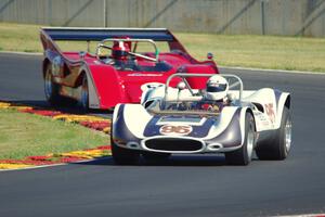 Tom Stephani's Genie Mk. 10 and Roger Williams' McLaren M8E/F