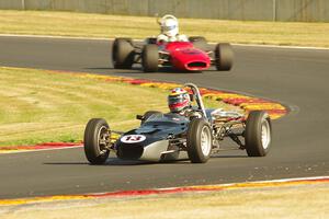 Michael Popp's Merlyn Mk. 20 and Eric Stange's Brabham BT29