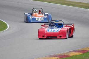 Josh Boller's Chevron B36 and Fritz Seidel's Carbir CS2