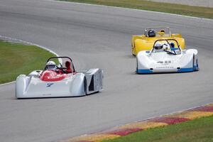 Ralph LaMacchia's Carbir CS2, Andrew Furia's Lola T-89/90 and Kevin Smith's Tiga SC81