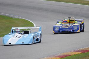 Greg Galdi's Lola T-292 and Turner Woodard's Chevron B31