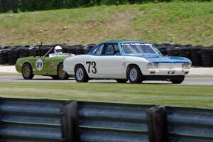 Chuck Sadek's Chevy Corvair Yenko Stinger and Dan L'Heureux's MG Midget