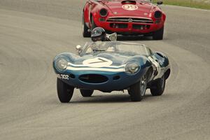 Chris MacAllister's Jaguar D-Type and Charles Glapinski's Sunbeam Tiger