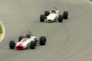 Joel Quadracci's Brabham BT29 and Jim Victor's Chevron B17