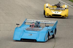 Jim Stengel's McLaren M8F and A.C. D'Augustine's Genie Mk. 10B