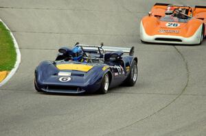 Patrick Hogan's Lola T-70 Spyder and Ed Swart's Lola T-160